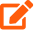 Icon with pencil